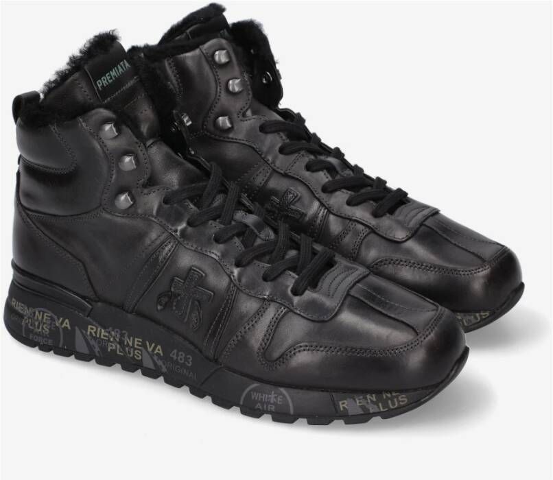 Premiata Stijlvolle Sneakers voor Mannen Black Heren