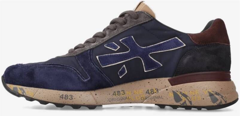 Premiata Stijlvolle Sneakers voor Mannen Blue Heren