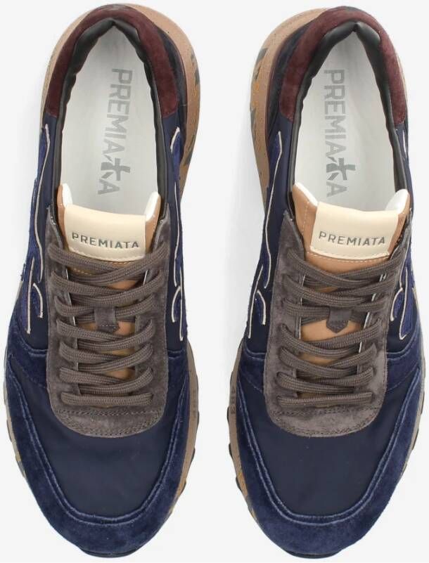 Premiata Stijlvolle Sneakers voor Mannen Blue Heren