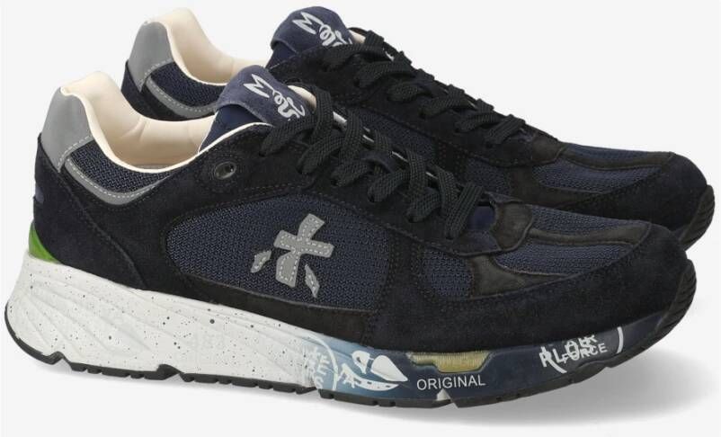 Premiata Stijlvolle Sneakers voor Mannen Blue Heren