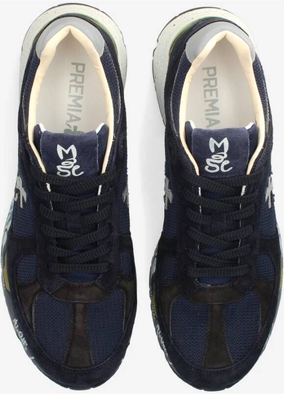 Premiata Stijlvolle Sneakers voor Mannen Blue Heren