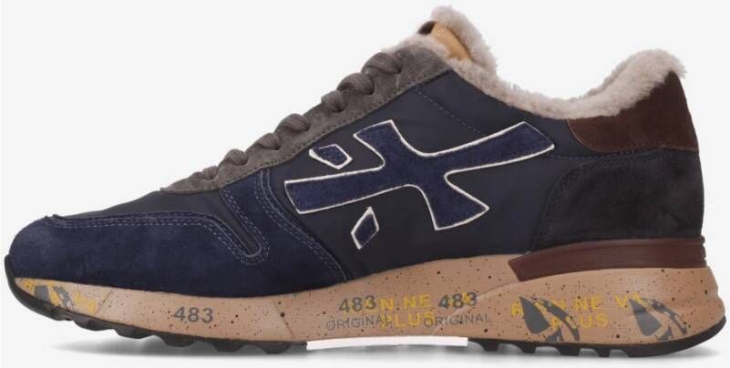 Premiata Stijlvolle Sneakers voor Mannen Blue Heren