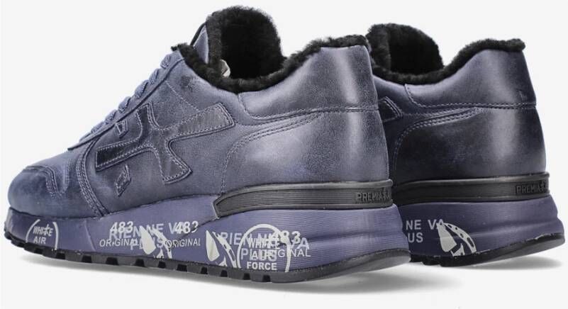 Premiata Stijlvolle Sneakers voor Mannen Blue Heren