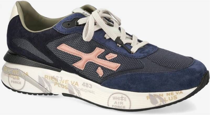 Premiata Stijlvolle Sneakers voor Mannen Blue Heren