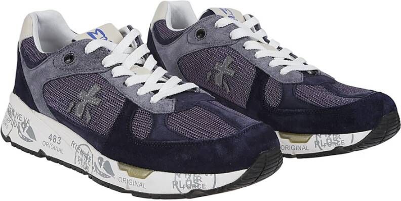 Premiata Stijlvolle Sneakers voor Mannen Blue Heren