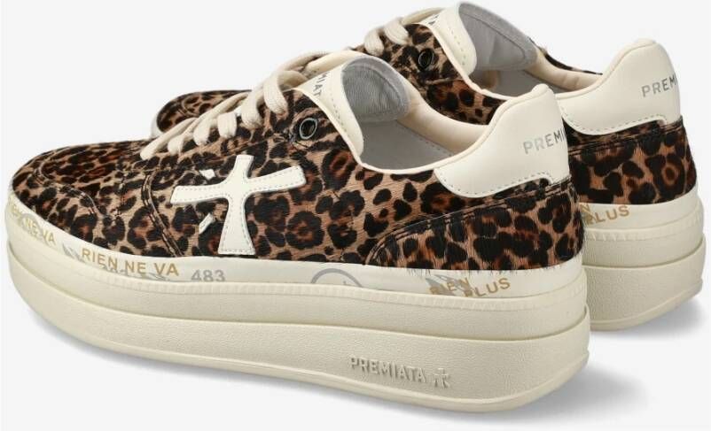 Premiata Stijlvolle Sneakers voor Mannen Brown Dames