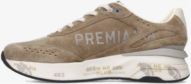 Premiata Stijlvolle Sneakers voor Mannen Brown Heren