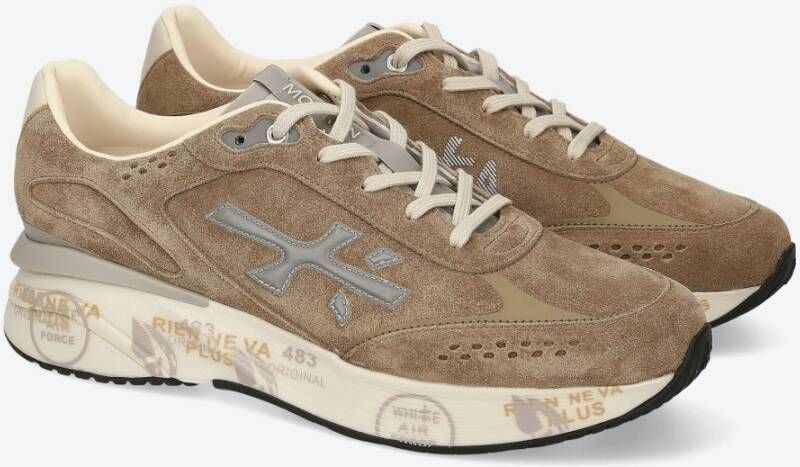 Premiata Stijlvolle Sneakers voor Mannen Brown Heren