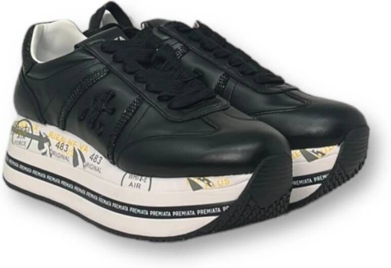 Premiata Stijlvolle Sneakers voor Mannen en Vrouwen Black Dames