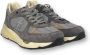 Premiata Sneakers van suède met technische stofinzetten Gray Heren - Thumbnail 4