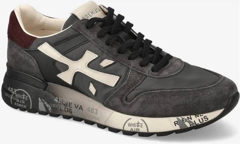 Premiata Stijlvolle Sneakers voor Mannen Gray Heren