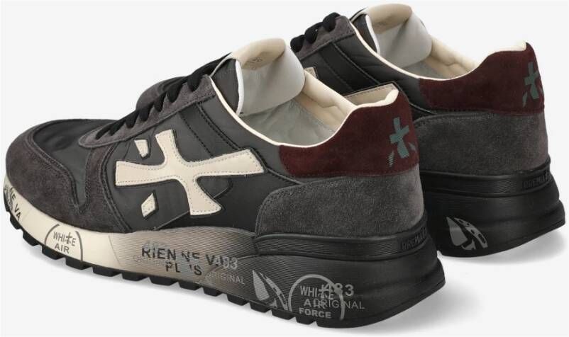 Premiata Stijlvolle Sneakers voor Mannen Gray Heren