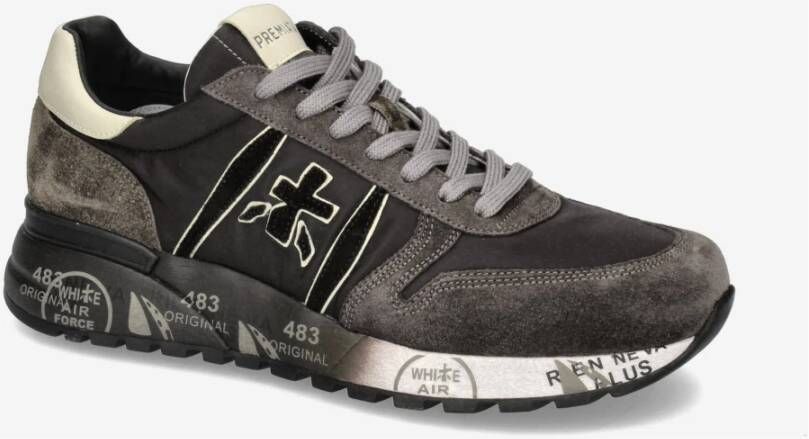 Premiata Stijlvolle Sneakers voor Mannen Gray Heren