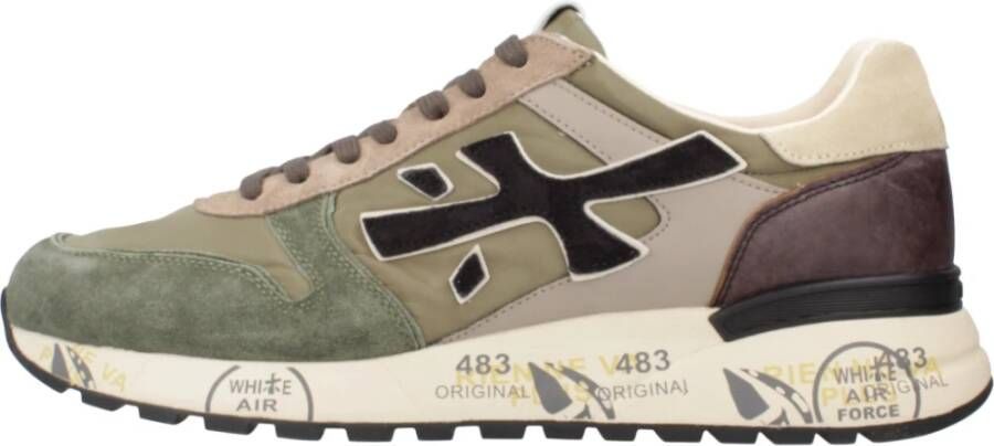 Premiata Stijlvolle Sneakers voor Mannen Green Heren