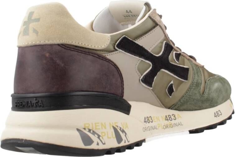 Premiata Stijlvolle Sneakers voor Mannen Green Heren