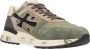 Premiata Groene Nylon Suède Mick Sneakers Gray Heren - Thumbnail 30