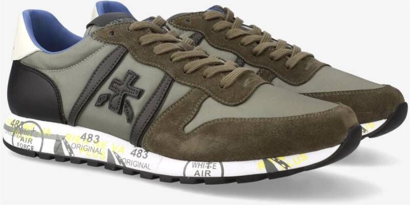 Premiata Stijlvolle Sneakers voor Mannen Green Heren