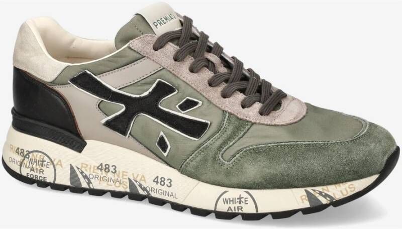 Premiata Stijlvolle Sneakers voor Mannen Green Heren