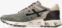 Premiata Groene Nylon Suède Mick Sneakers Gray Heren - Thumbnail 7