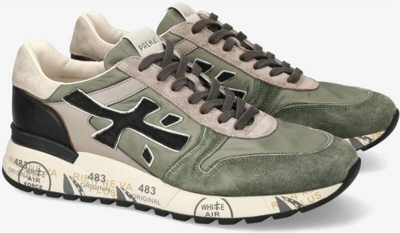 Premiata Stijlvolle Sneakers voor Mannen Green Heren