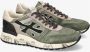 Premiata Groene Nylon Suède Mick Sneakers Gray Heren - Thumbnail 8