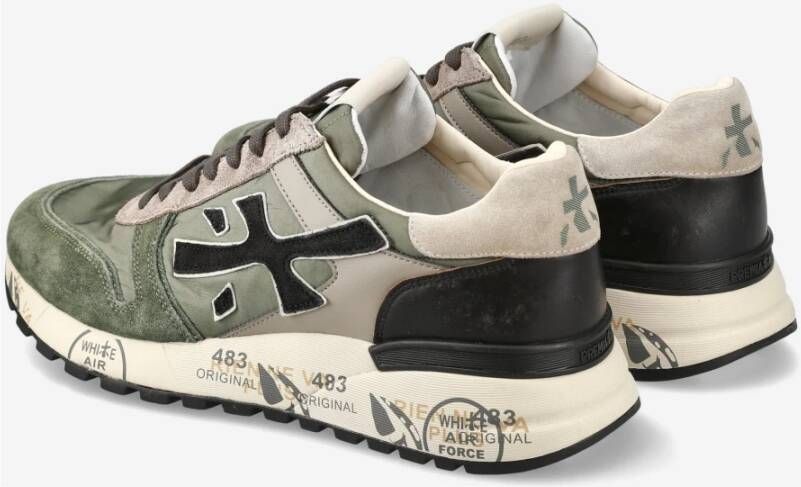 Premiata Stijlvolle Sneakers voor Mannen Green Heren