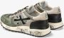 Premiata Groene Nylon Suède Mick Sneakers Gray Heren - Thumbnail 9