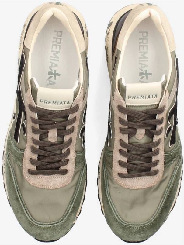 Premiata Stijlvolle Sneakers voor Mannen Green Heren