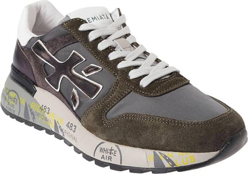 Premiata Stijlvolle Sneakers voor Mannen Green Heren