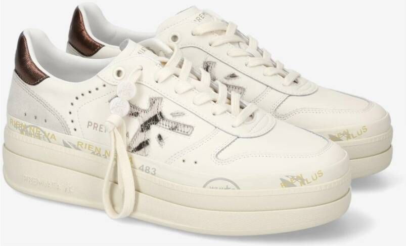 Premiata Stijlvolle Sneakers voor Mannen White Dames