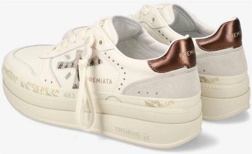 Premiata Stijlvolle Sneakers voor Mannen White Dames