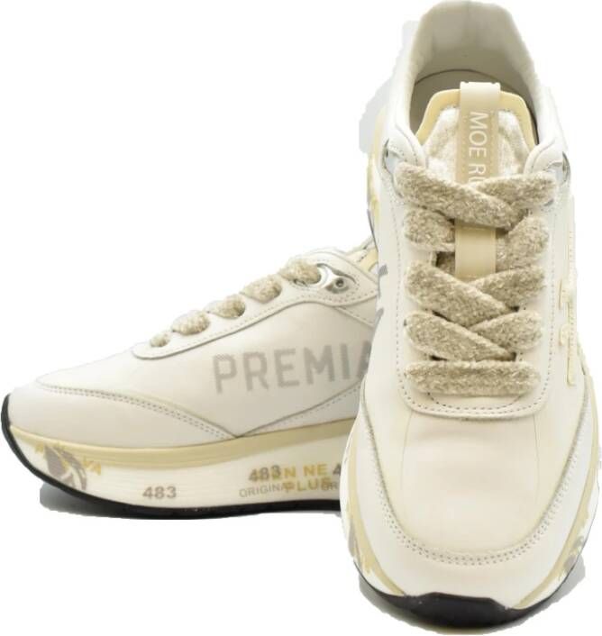 Premiata Stijlvolle Sneakers voor Modieuze Looks Beige Dames