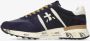 Premiata Blauwe Sneakers met Gele Rubberen Inzet Multicolor Heren - Thumbnail 4