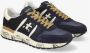 Premiata Blauwe Sneakers met Gele Rubberen Inzet Multicolor Heren - Thumbnail 5