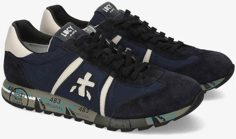 Premiata Stijlvolle Sneakers voor Vrouwen Blue Heren