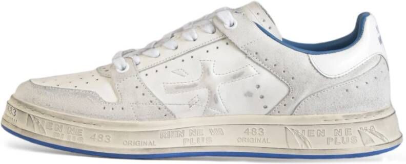 Premiata Stijlvolle Witte Sneakers Multicolor Heren