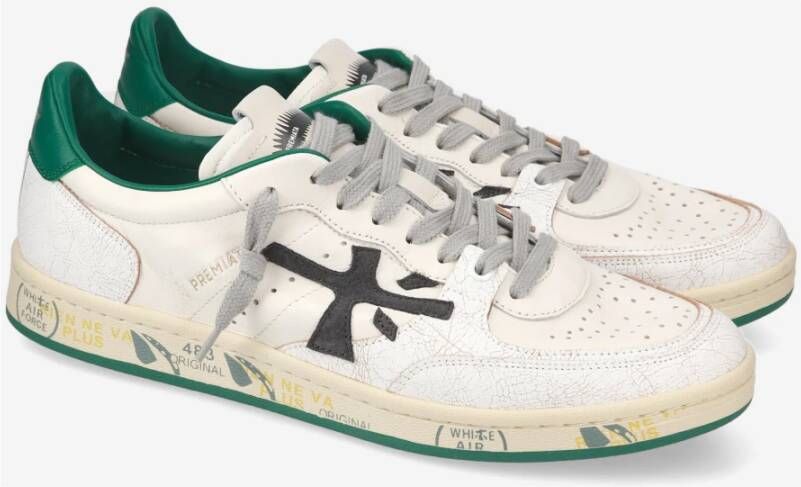 Premiata Stijlvolle Clay Basket Sneakers White Heren