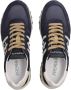 Premiata Blauwe Sneakers met Gele Rubberen Inzet Multicolor Heren - Thumbnail 10