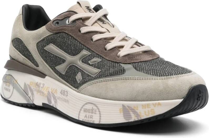 Premiata Suede en Polyamide Sneakers Multicolor Heren