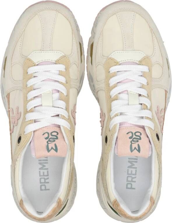 Premiata Suède en Stoffen Sneakers Multicolor Dames