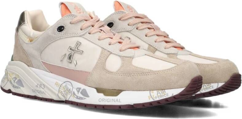 Premiata Taupe Lage Dames Sneakers Multicolor Dames