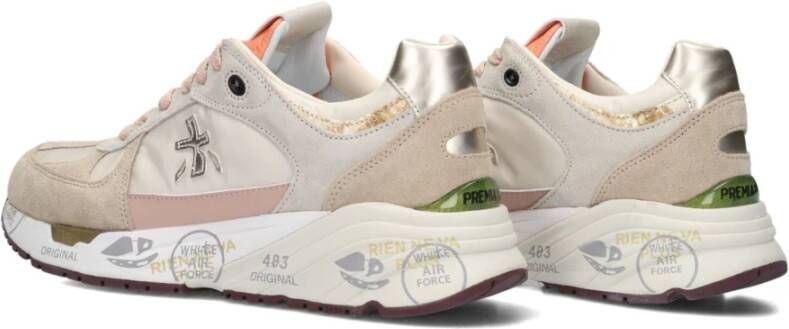 Premiata Taupe Lage Dames Sneakers Multicolor Dames