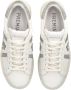 Premiata Tijdloze leren sneakers met iconische details White Dames - Thumbnail 4