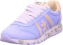 Premiata Lichtblauwe Sneakers met Logo Patch Blue Dames - Thumbnail 14