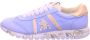 Premiata Lichtblauwe Sneakers met Logo Patch Blue Dames - Thumbnail 15