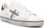 Premiata Vintage Leren Sneakers met Logo Detail White Heren - Thumbnail 12