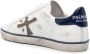 Premiata Vintage Leren Sneakers met Logo Detail White Heren - Thumbnail 13