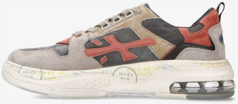 Premiata Wit Uniek Design Sneaker Multicolor Heren