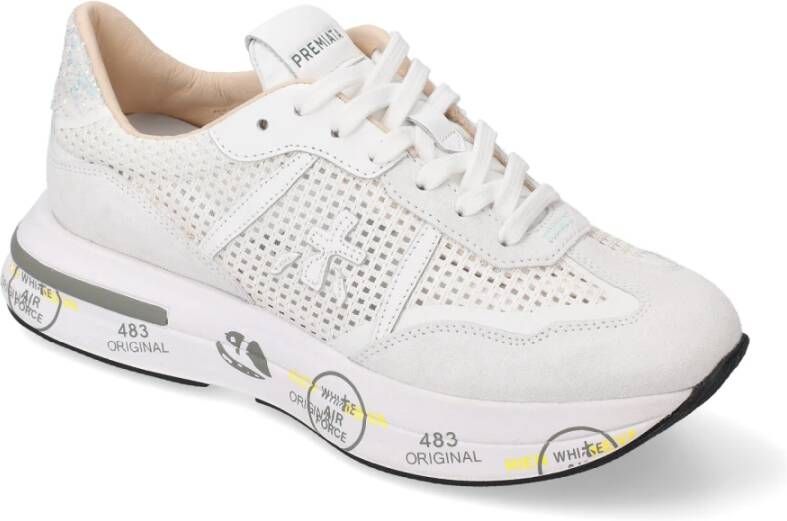 Premiata Witte Cassie Dames Sneakers White Dames