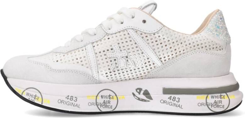 Premiata Witte Cassie Dames Sneakers White Dames